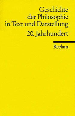 : Geschichte der Philosophie in Text und Darstellung VIII