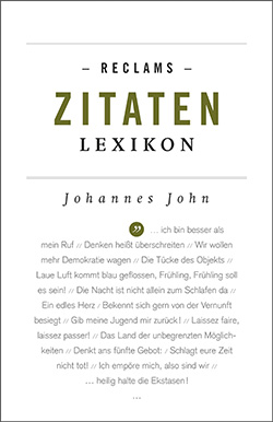 John, Johannes: Reclams Zitaten-Lexikon (EPUB)