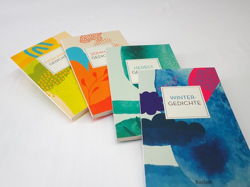 Jahreszeitengedichte | Vier Bände mit Banderole: Frühlings-, Sommer-, Herbst- und Wintergedichte