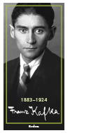 Druckfähiges Kafka-Streifenplakat