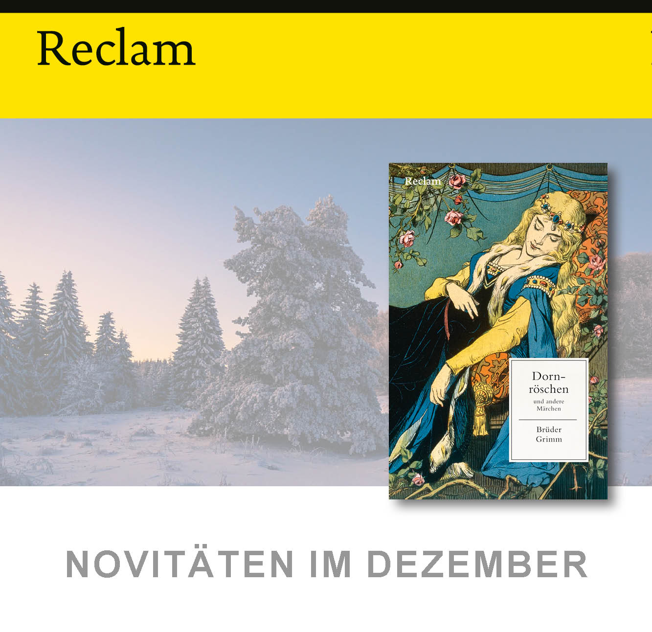 Reclams Neuerscheinungen im Dezember
