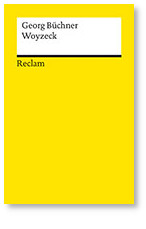 Universalbibliothek-Cover von Woyzeck von Georg Büchner im klassischen gelben Reclam-Design.