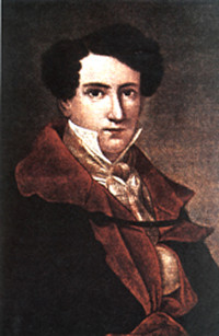 Gezeichnetes Portrait von Reclam Gründer Anton Philipp Reclam