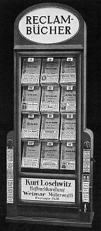 Reclam Buchautomat
