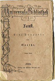 Band 1 der Universal-Bibliothek in der ersten Ausgabe