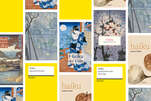 Vier Haiku Bücher von Reclam mit Covern mit japanischen Motiven schräg hintereinander stehend