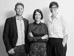 Geschäftsleitung des Reclam Verlags (von links nach rechts): Alexander Koeppl, Dr. Petra Mayer, Melanie Michelbrink